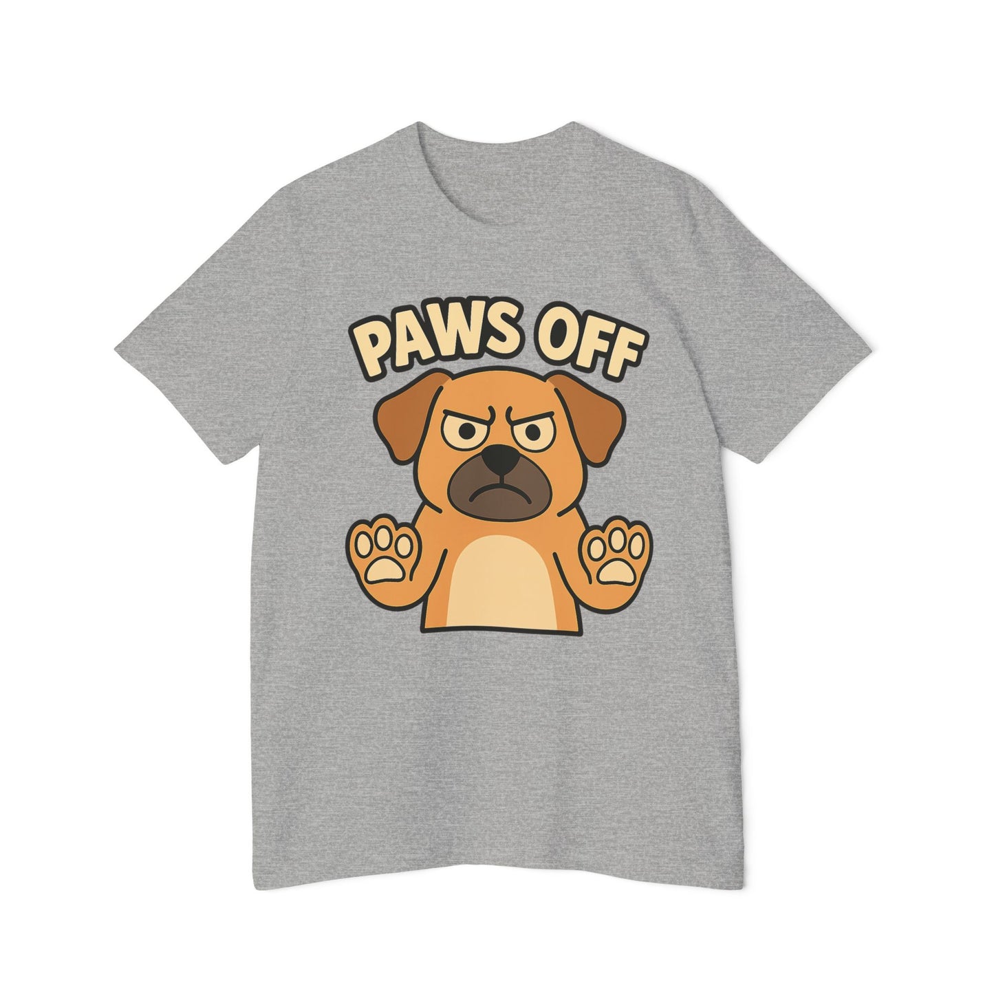 Paws Off Funny Dog T-Shirt | Unisex Pet Lover Tee