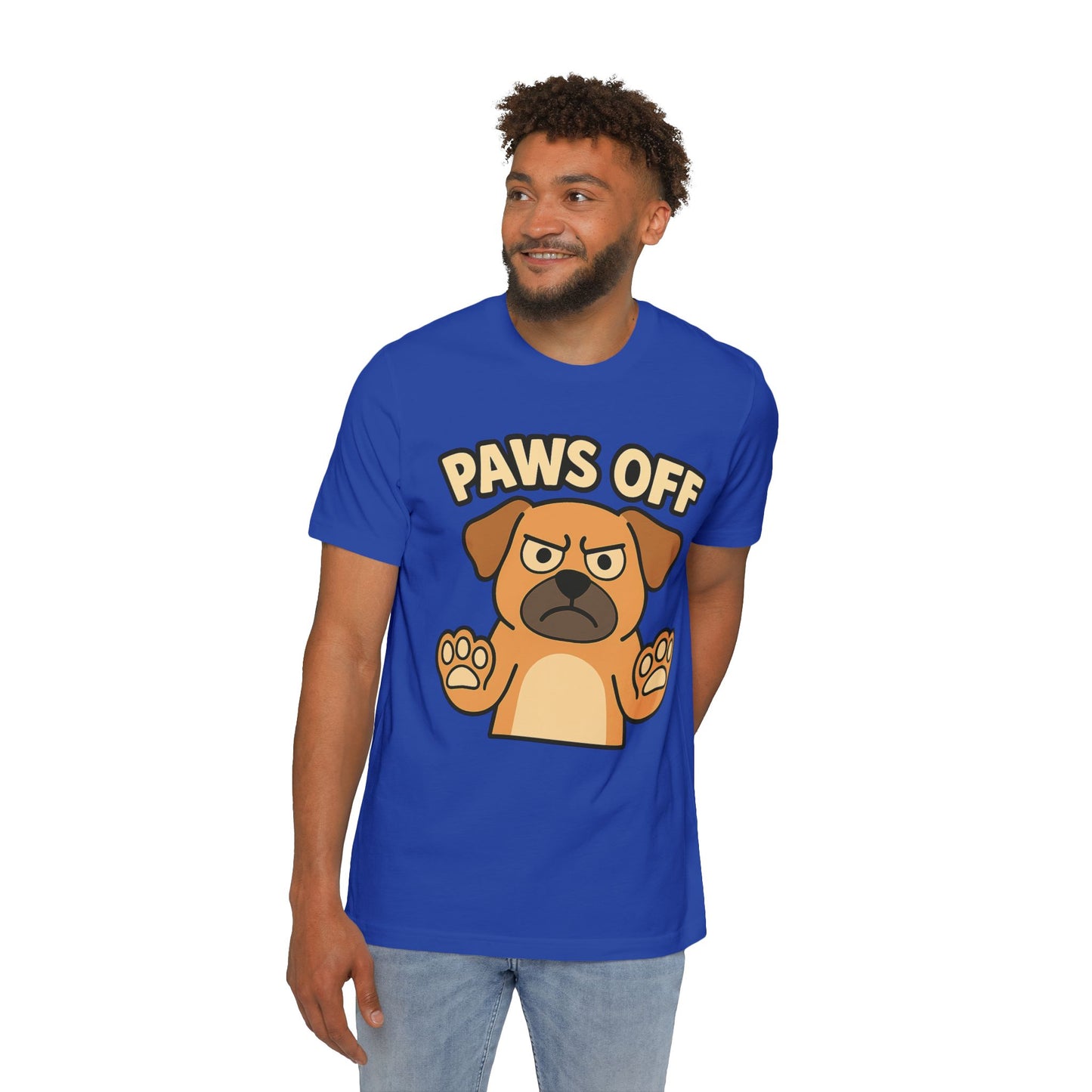 Paws Off Funny Dog T-Shirt | Unisex Pet Lover Tee
