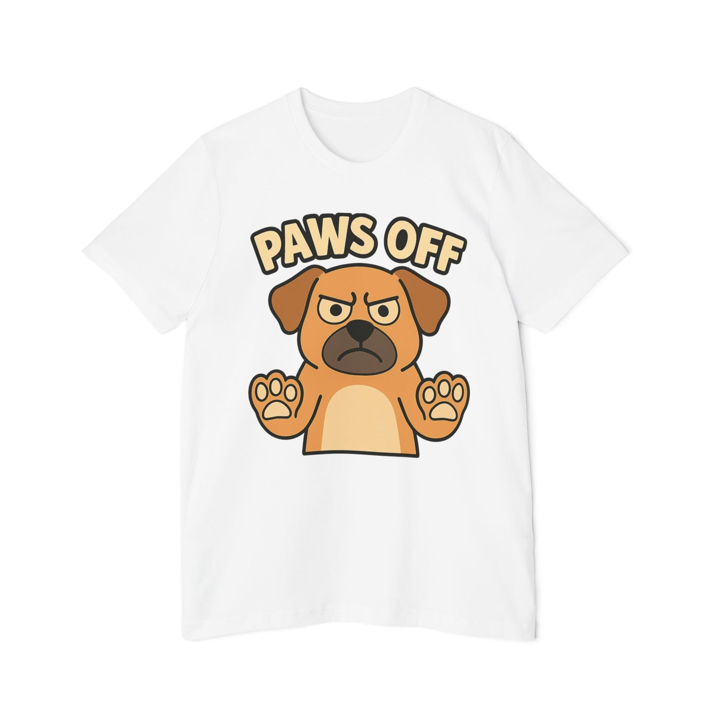 Paws Off Funny Dog T-Shirt | Unisex Pet Lover Tee