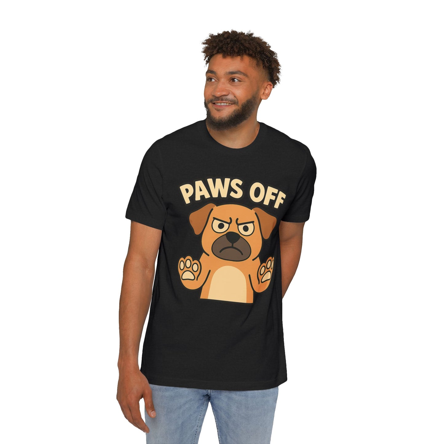 Paws Off Funny Dog T-Shirt | Unisex Pet Lover Tee
