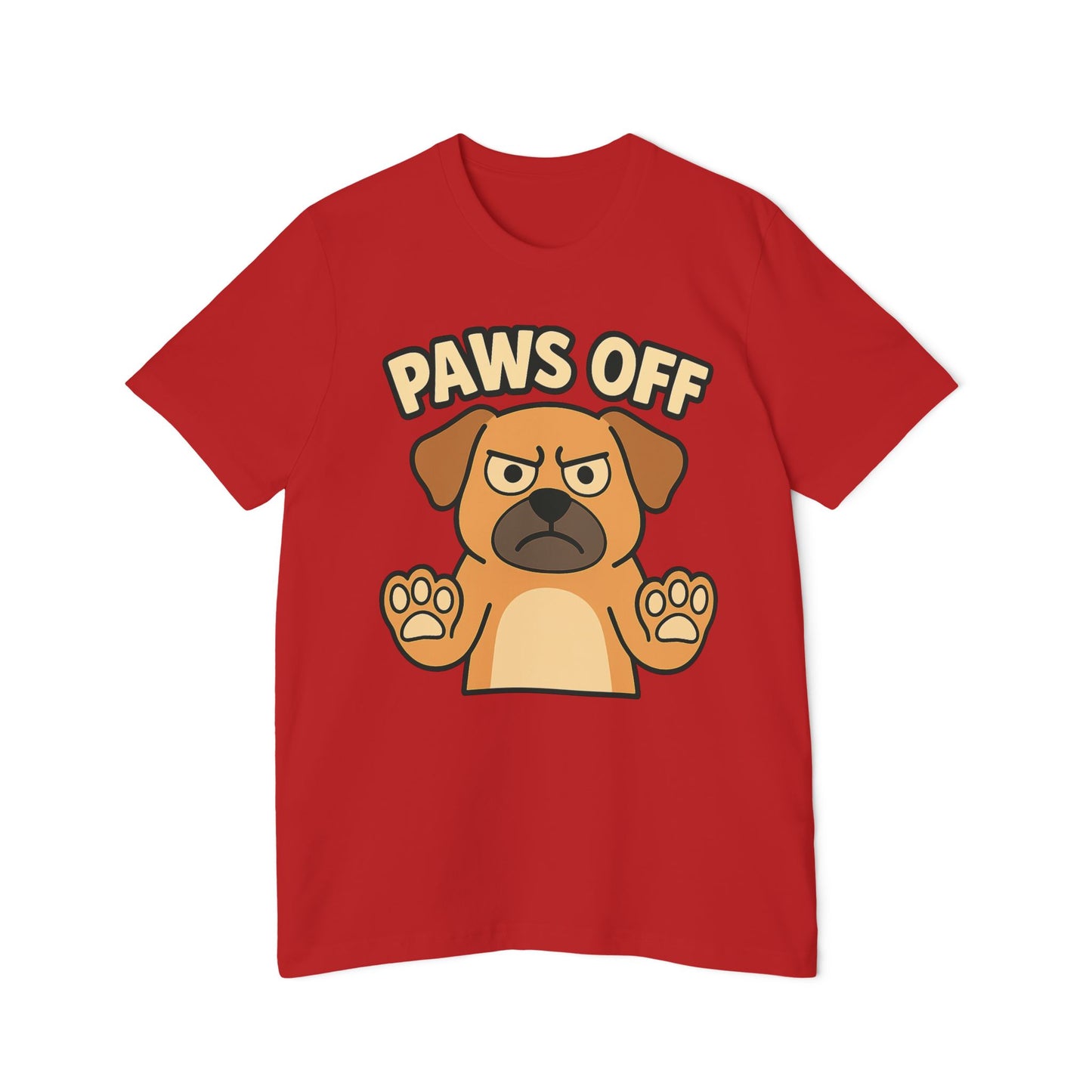 Paws Off Funny Dog T-Shirt | Unisex Pet Lover Tee