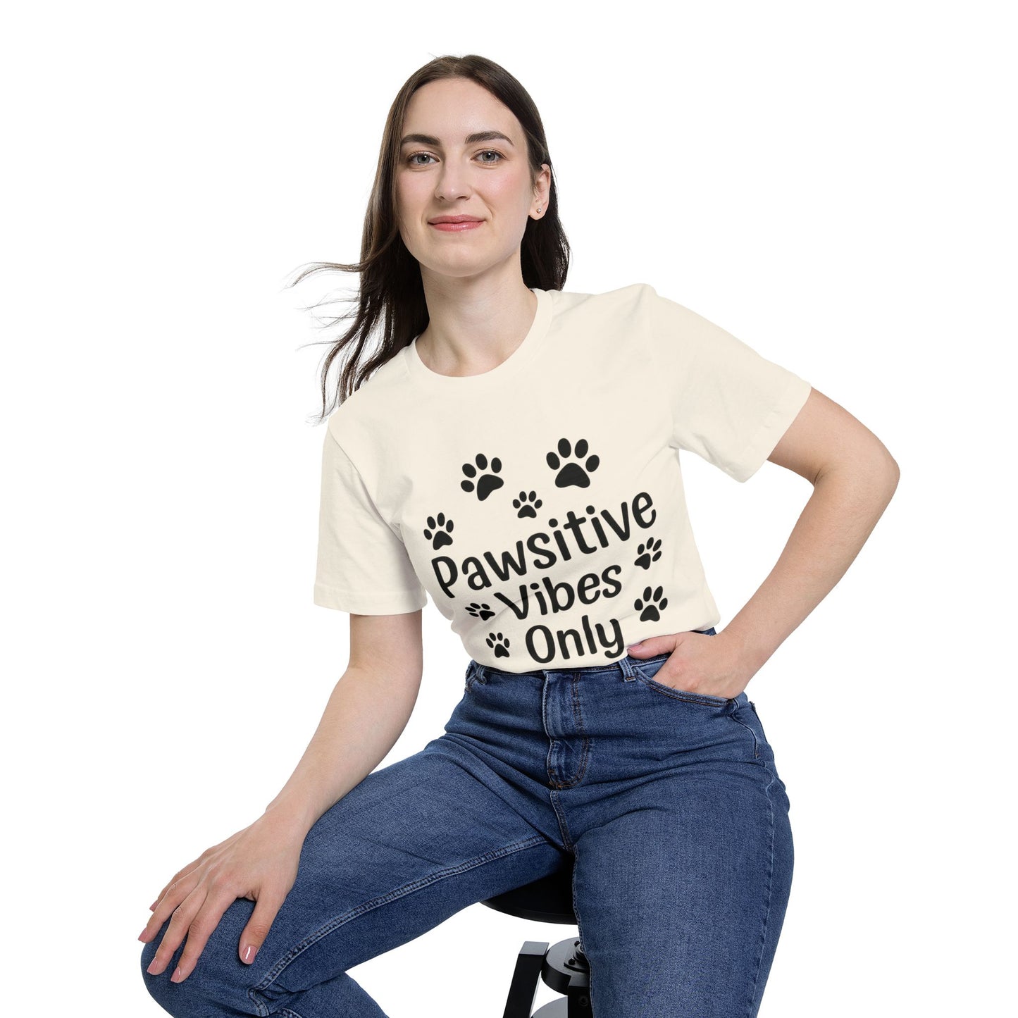 Pawsitive Vibes Only – Dog Lover T-Shirt
