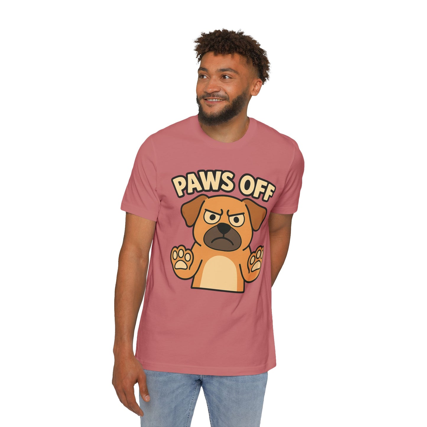 Paws Off Funny Dog T-Shirt | Unisex Pet Lover Tee