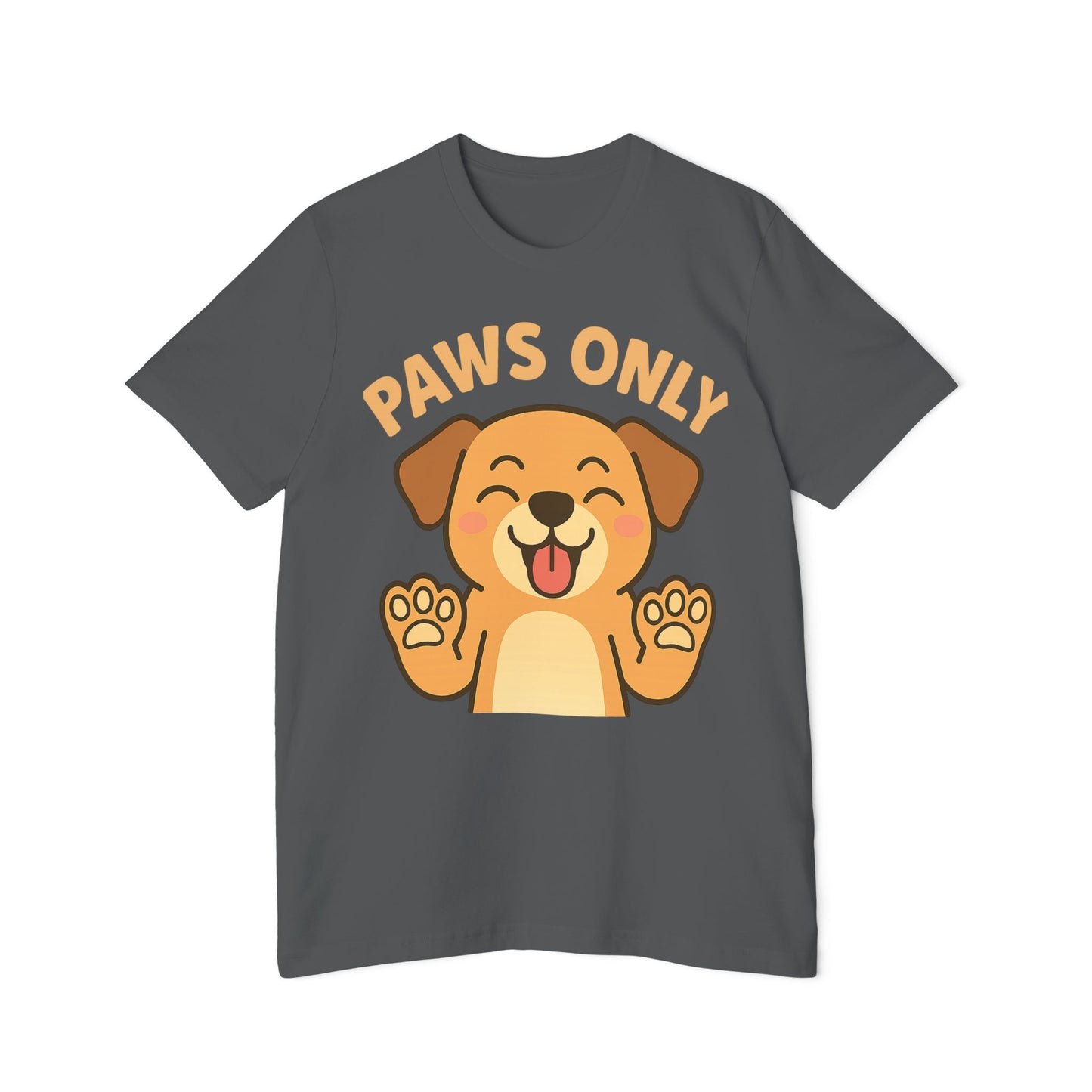 Paws Only Smiling Dog T-Shirt | Cute Unisex Pet Lover Tee