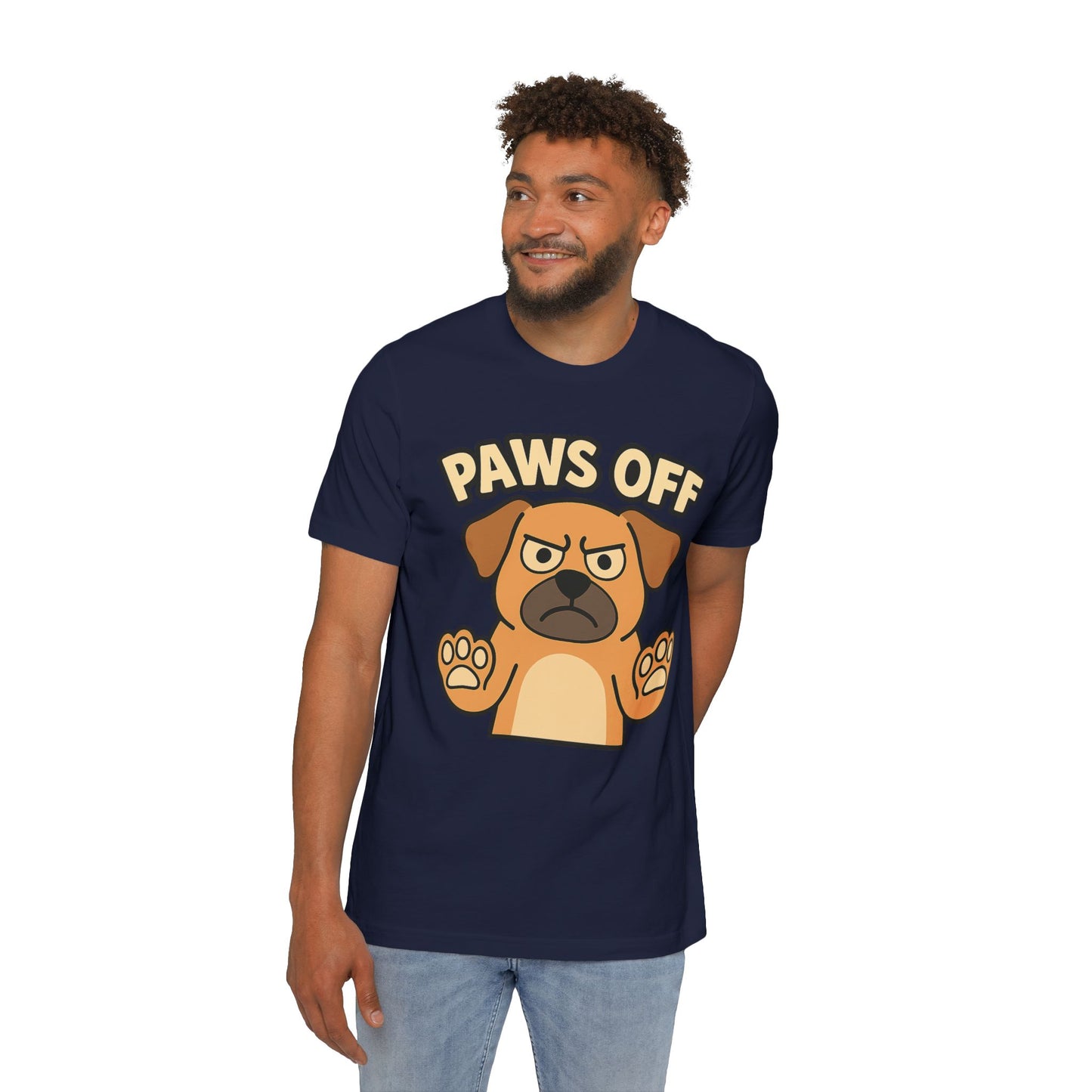 Paws Off Funny Dog T-Shirt | Unisex Pet Lover Tee