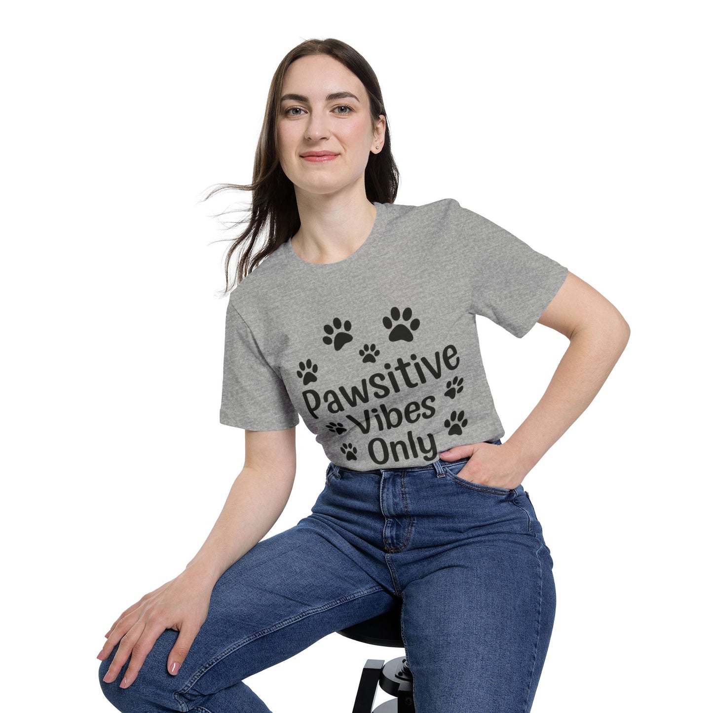 Pawsitive Vibes Only – Dog Lover T-Shirt