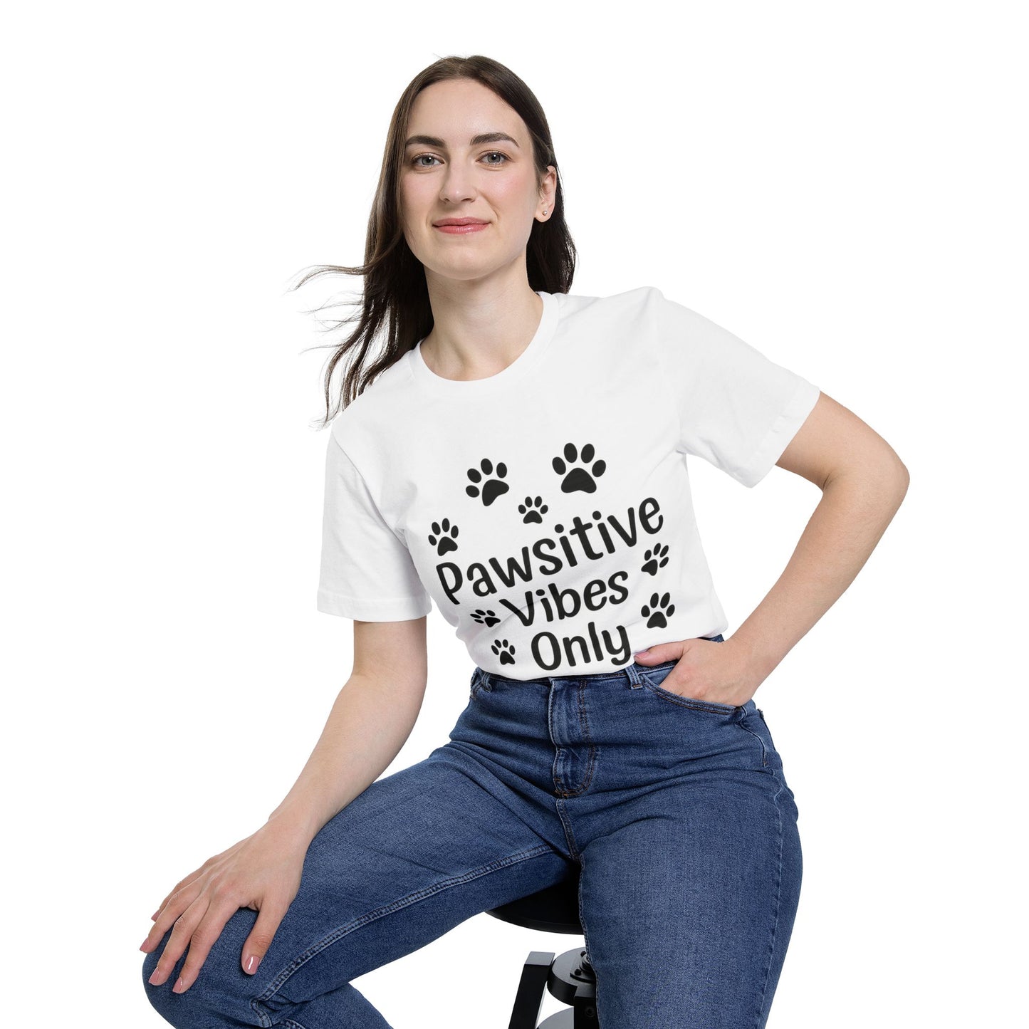 Pawsitive Vibes Only – Dog Lover T-Shirt