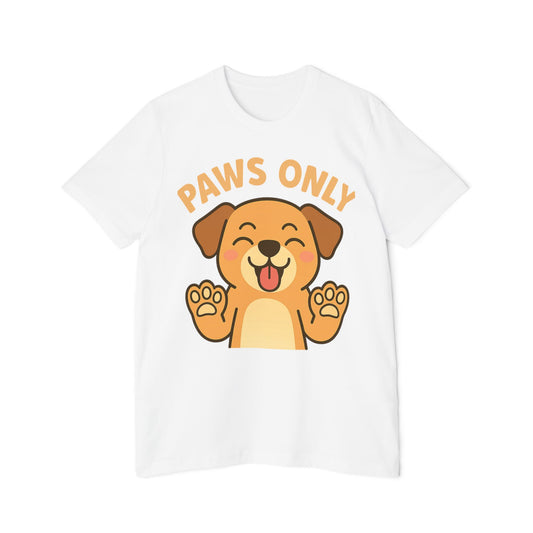 Paws Only Smiling Dog T-Shirt | Cute Unisex Pet Lover Tee