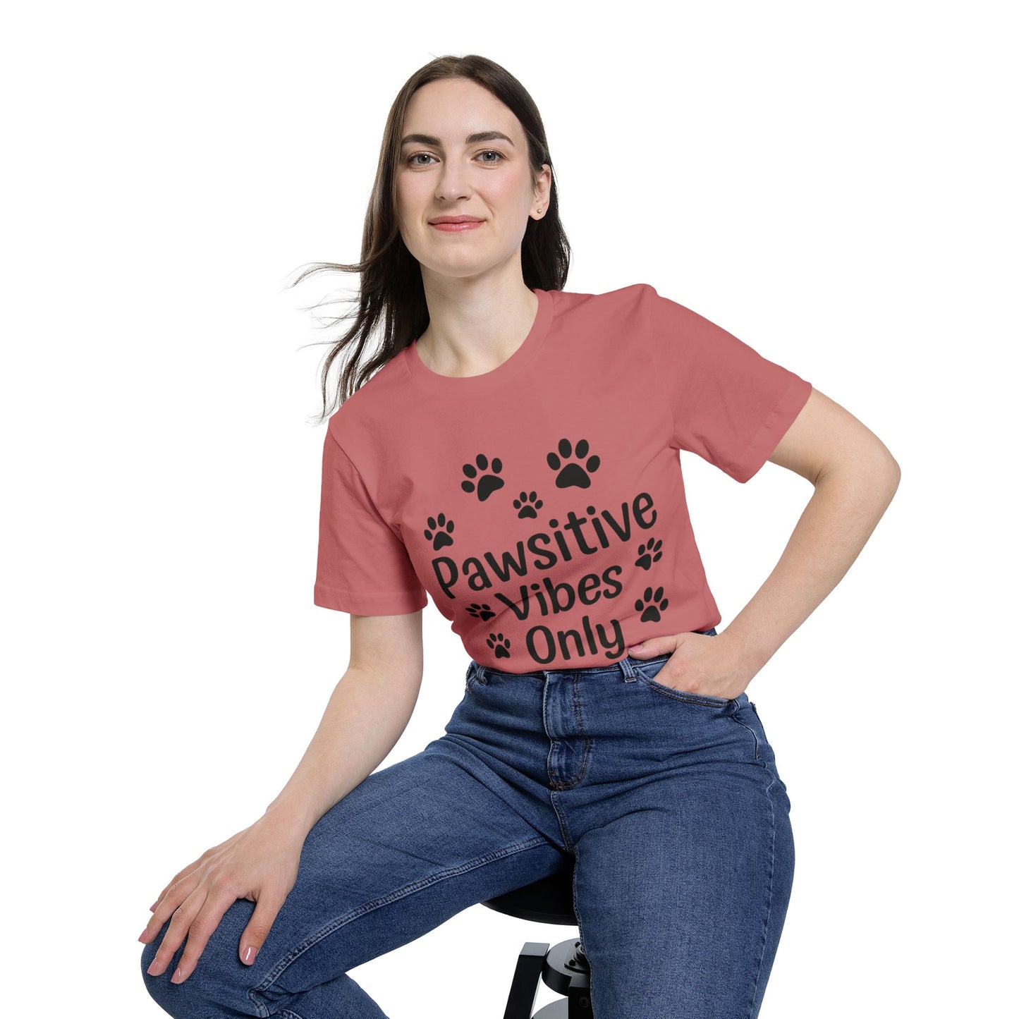 Pawsitive Vibes Only – Dog Lover T-Shirt