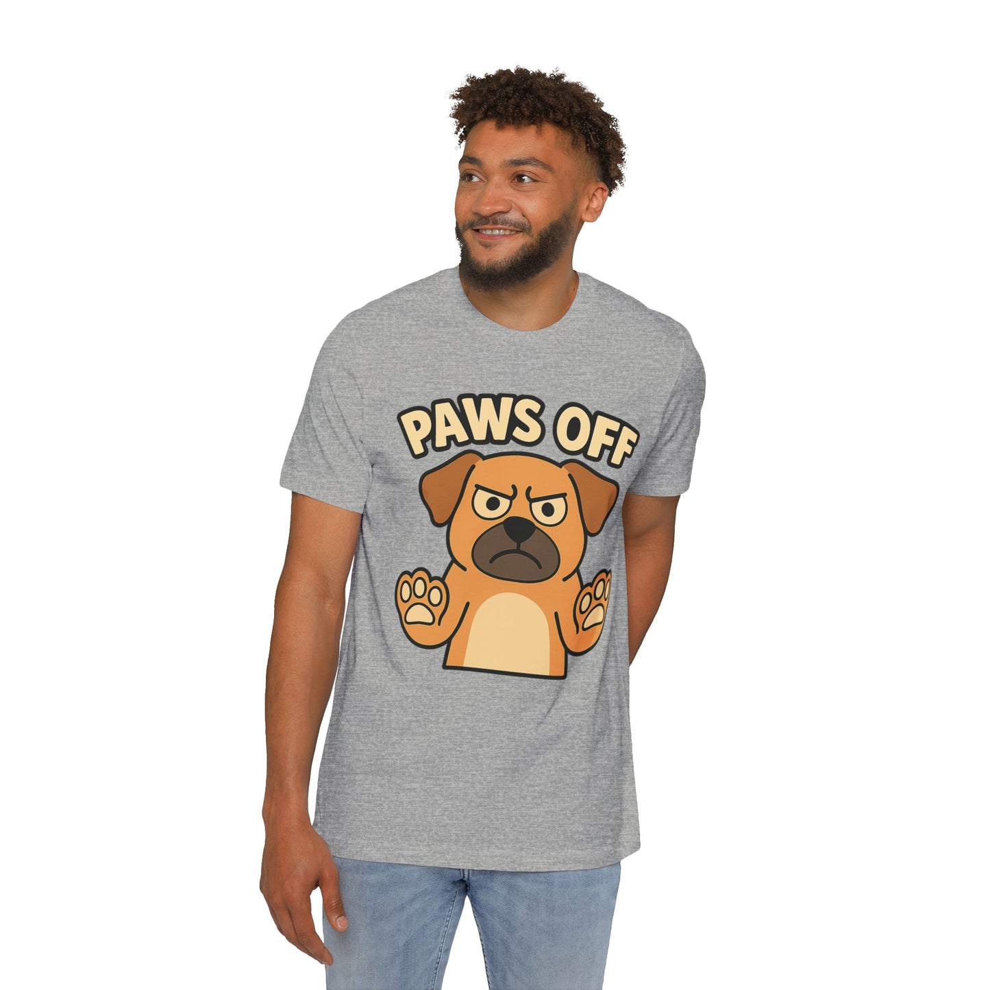 Paws Off Funny Dog T-Shirt | Unisex Pet Lover Tee