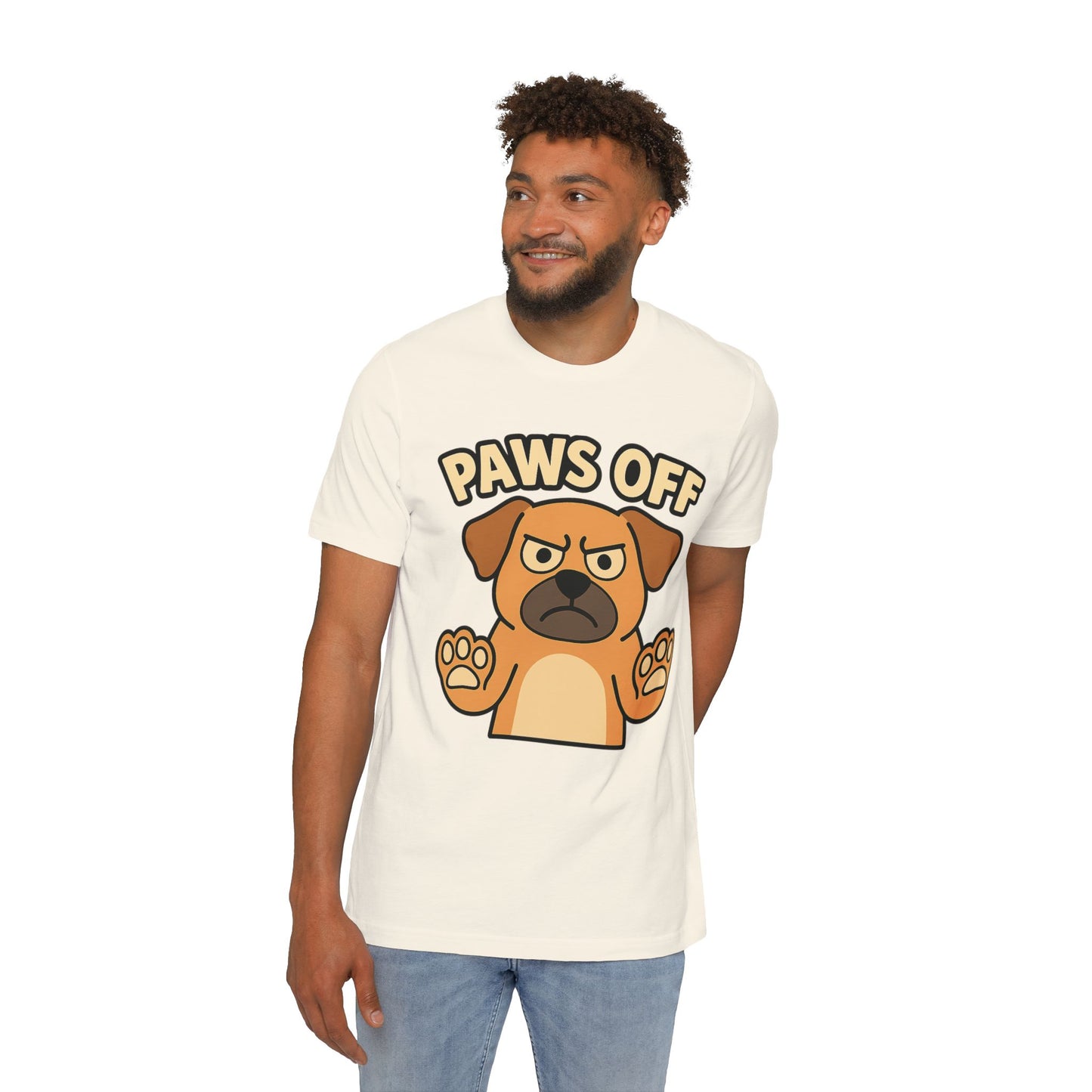 Paws Off Funny Dog T-Shirt | Unisex Pet Lover Tee