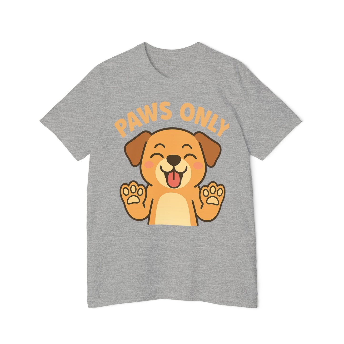Paws Only Smiling Dog T-Shirt | Cute Unisex Pet Lover Tee