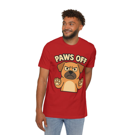 Paws Off Funny Dog T-Shirt | Unisex Pet Lover Tee