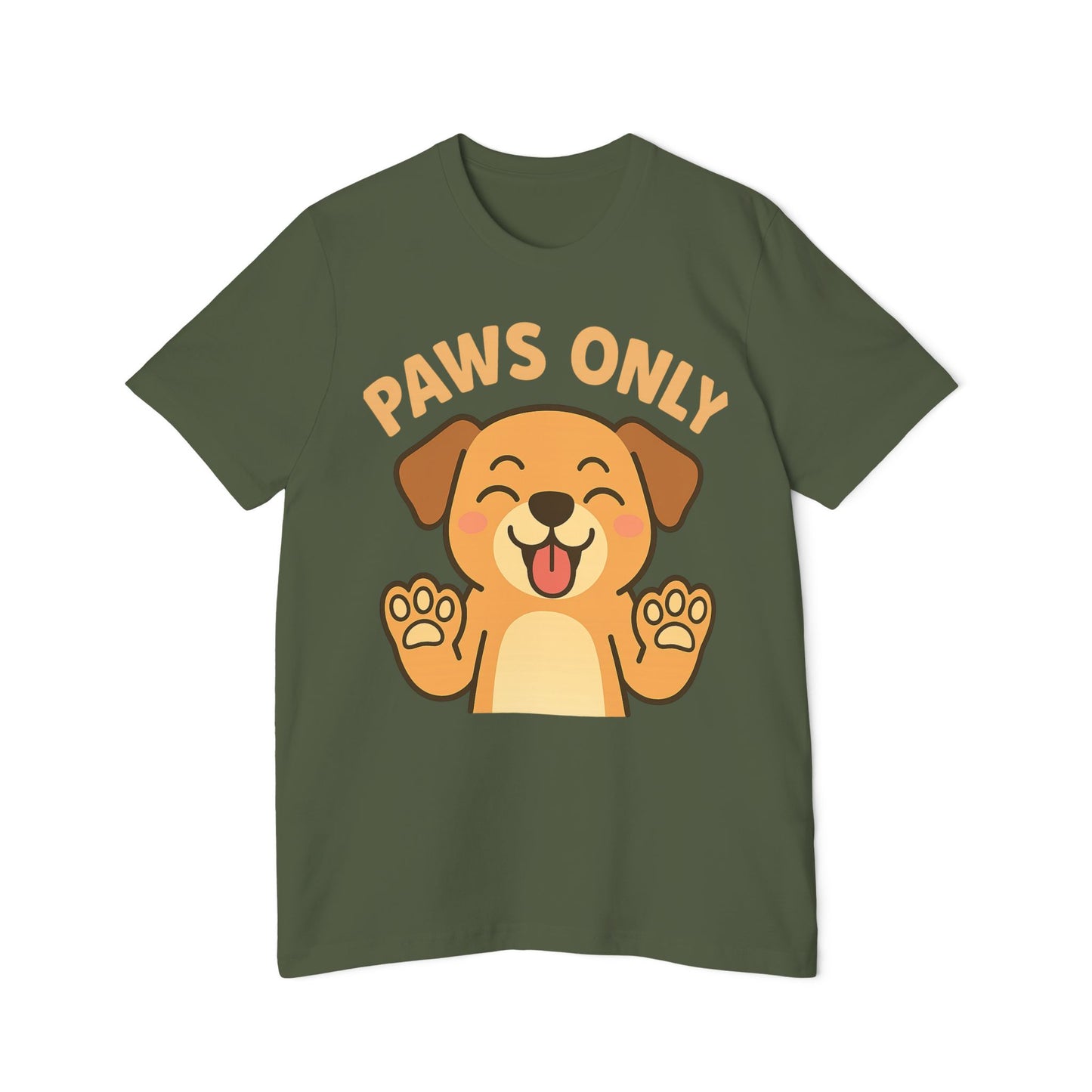 Paws Only Smiling Dog T-Shirt | Cute Unisex Pet Lover Tee