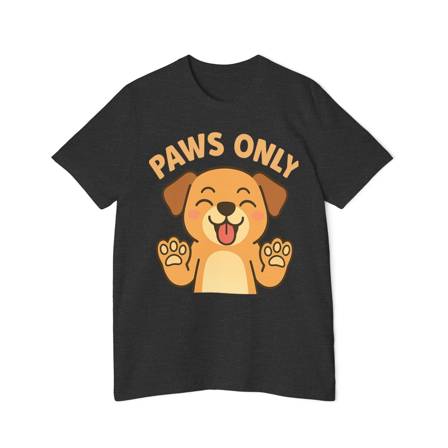 Paws Only Smiling Dog T-Shirt | Cute Unisex Pet Lover Tee
