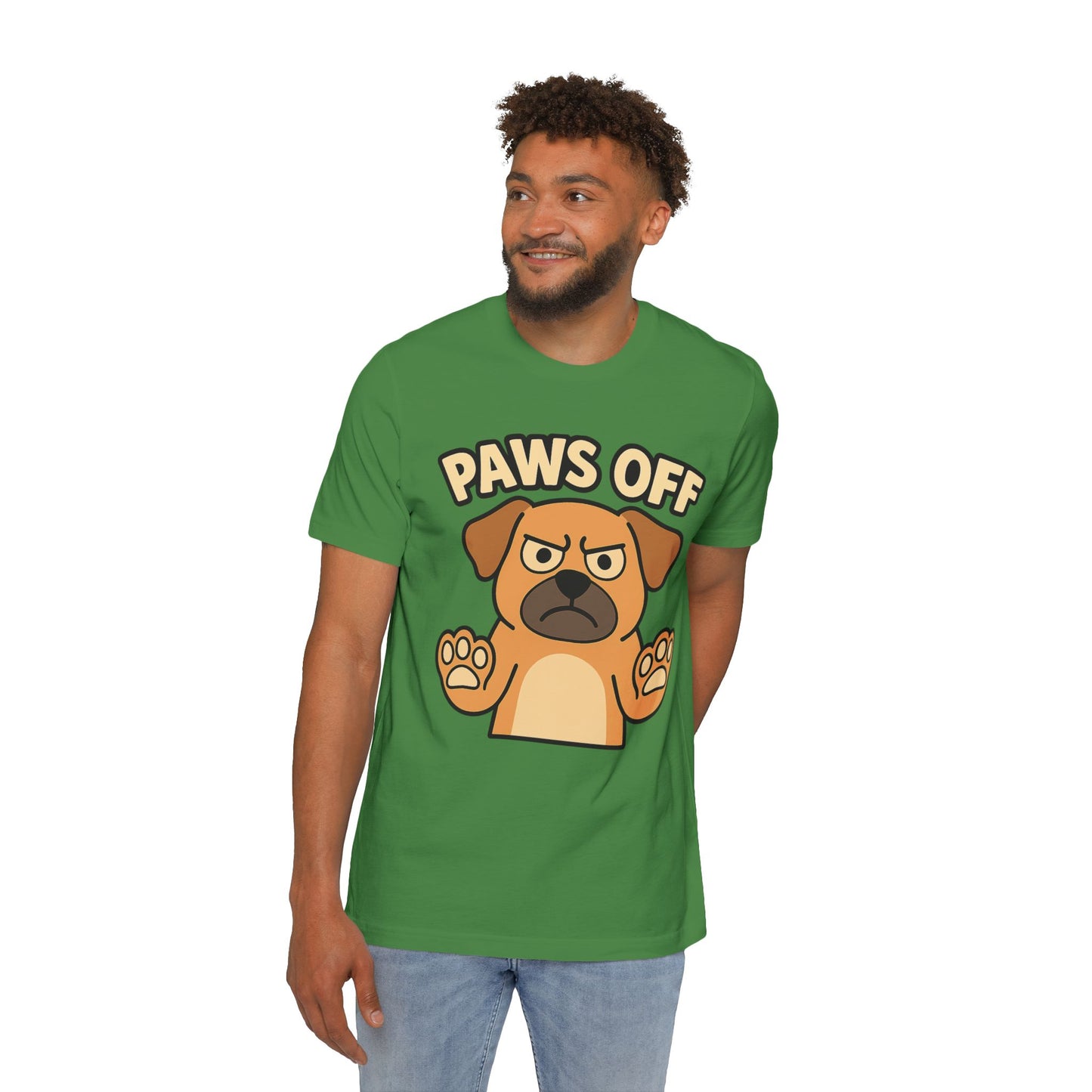 Paws Off Funny Dog T-Shirt | Unisex Pet Lover Tee