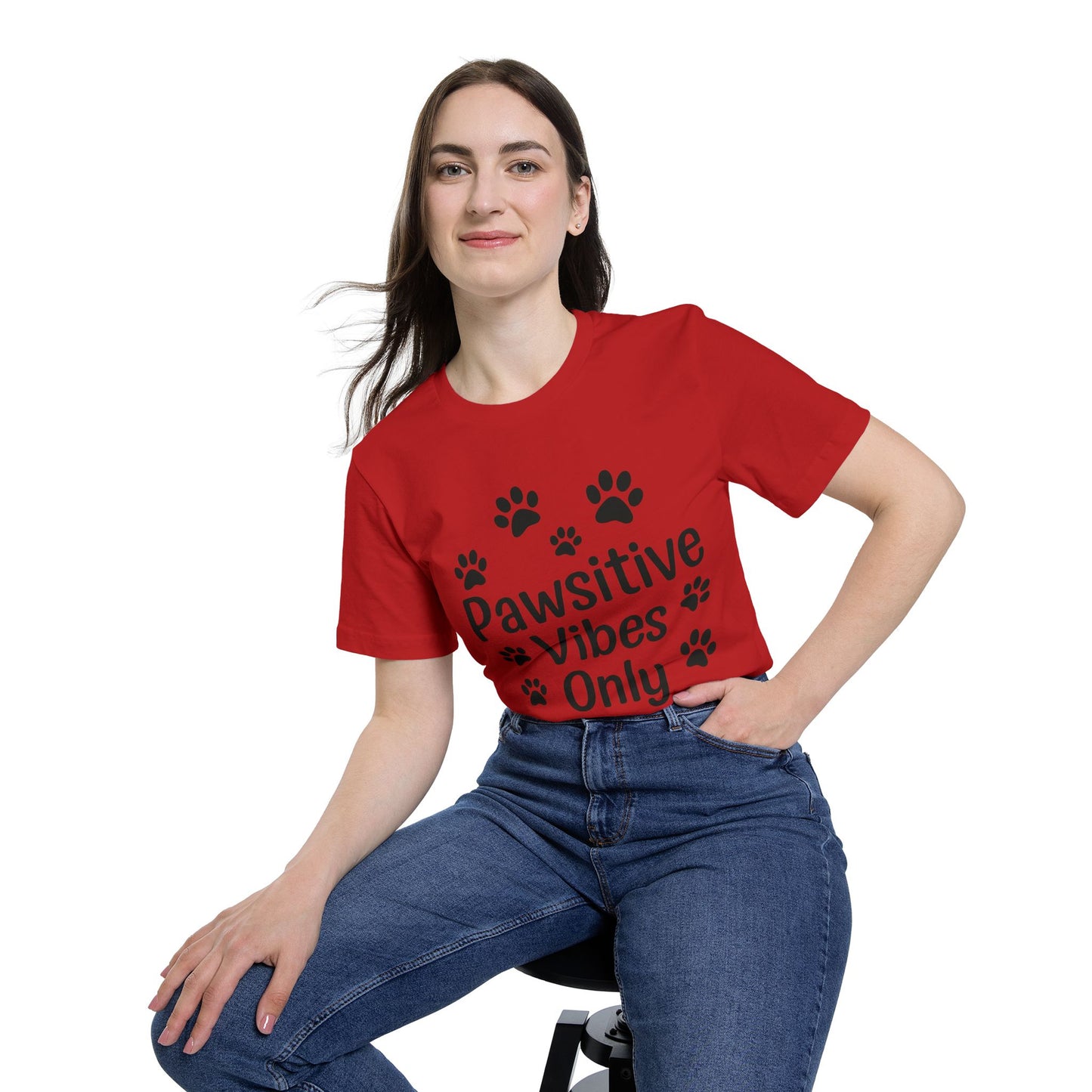 Pawsitive Vibes Only – Dog Lover T-Shirt