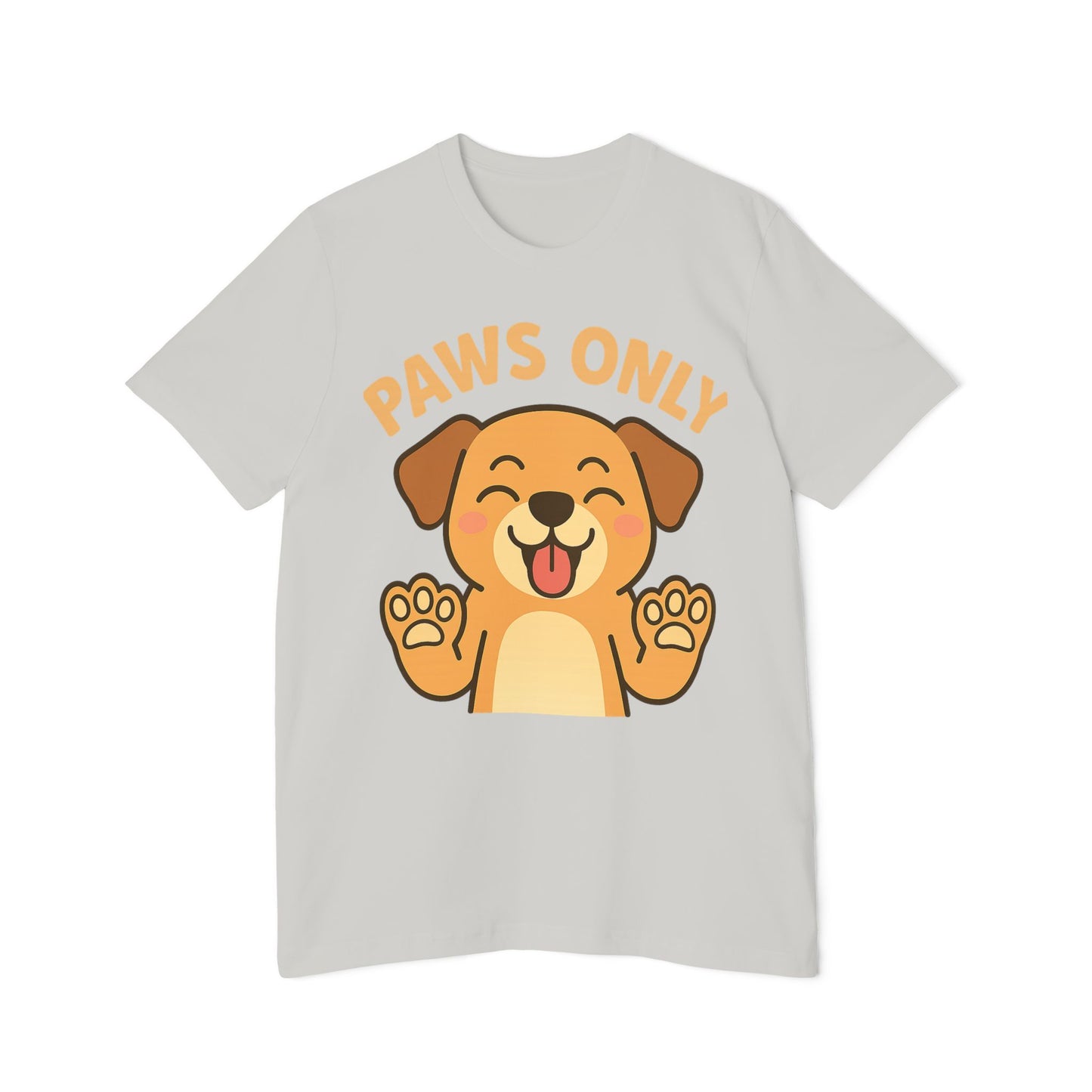 Paws Only Smiling Dog T-Shirt | Cute Unisex Pet Lover Tee