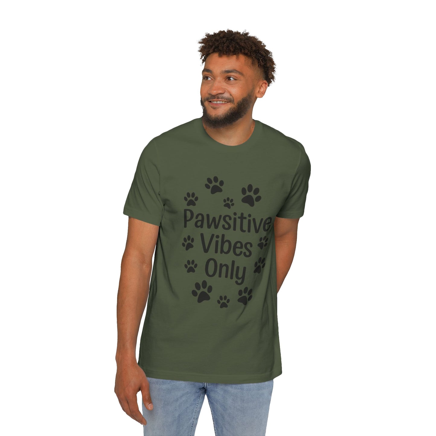 Pawsitive Vibes Only – Dog Lover T-Shirt