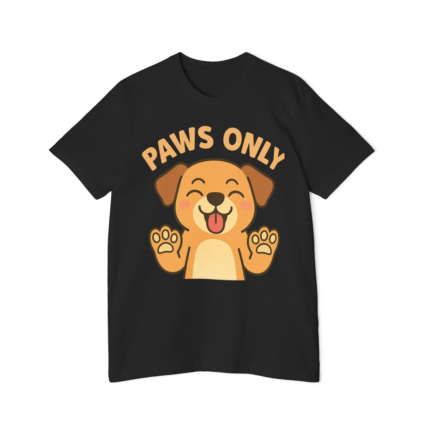 Paws Only Smiling Dog T-Shirt | Cute Unisex Pet Lover Tee