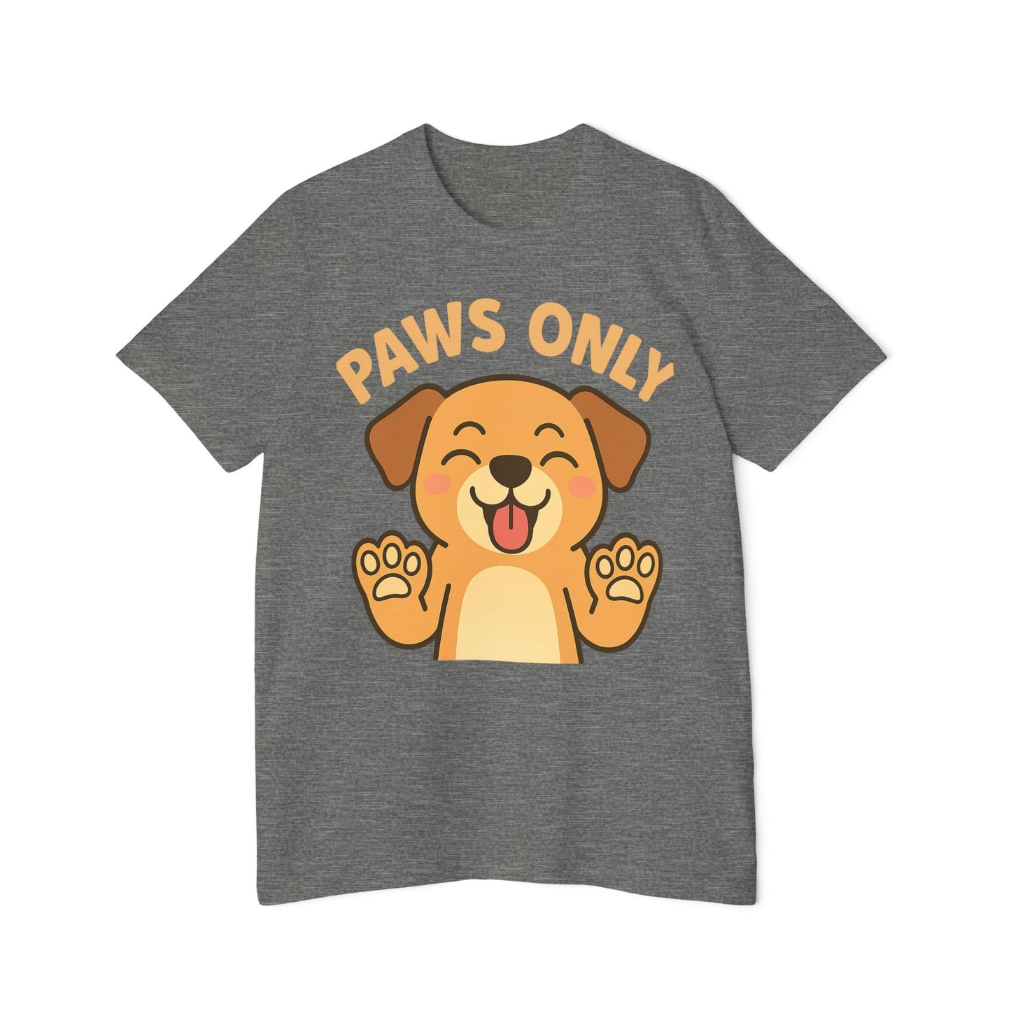 Paws Only Smiling Dog T-Shirt | Cute Unisex Pet Lover Tee