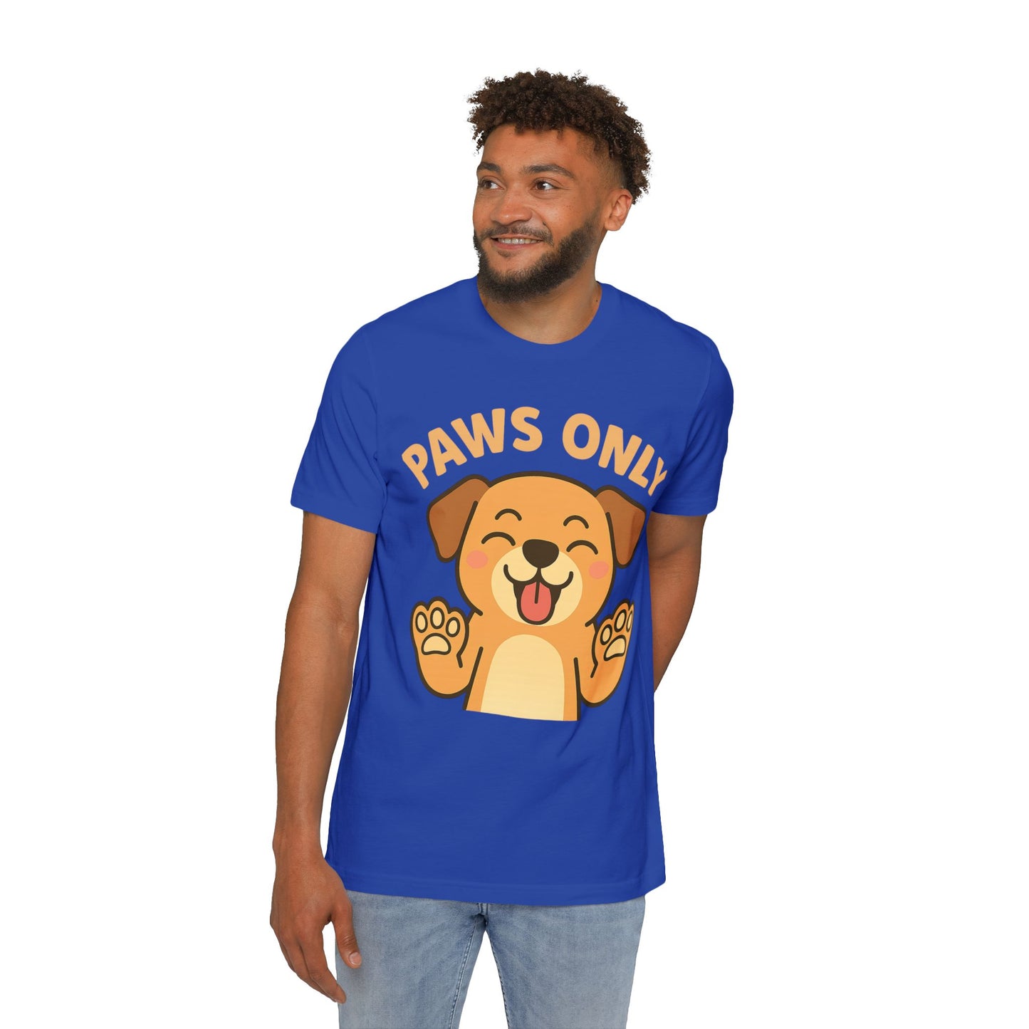 Paws Only Smiling Dog T-Shirt | Cute Unisex Pet Lover Tee