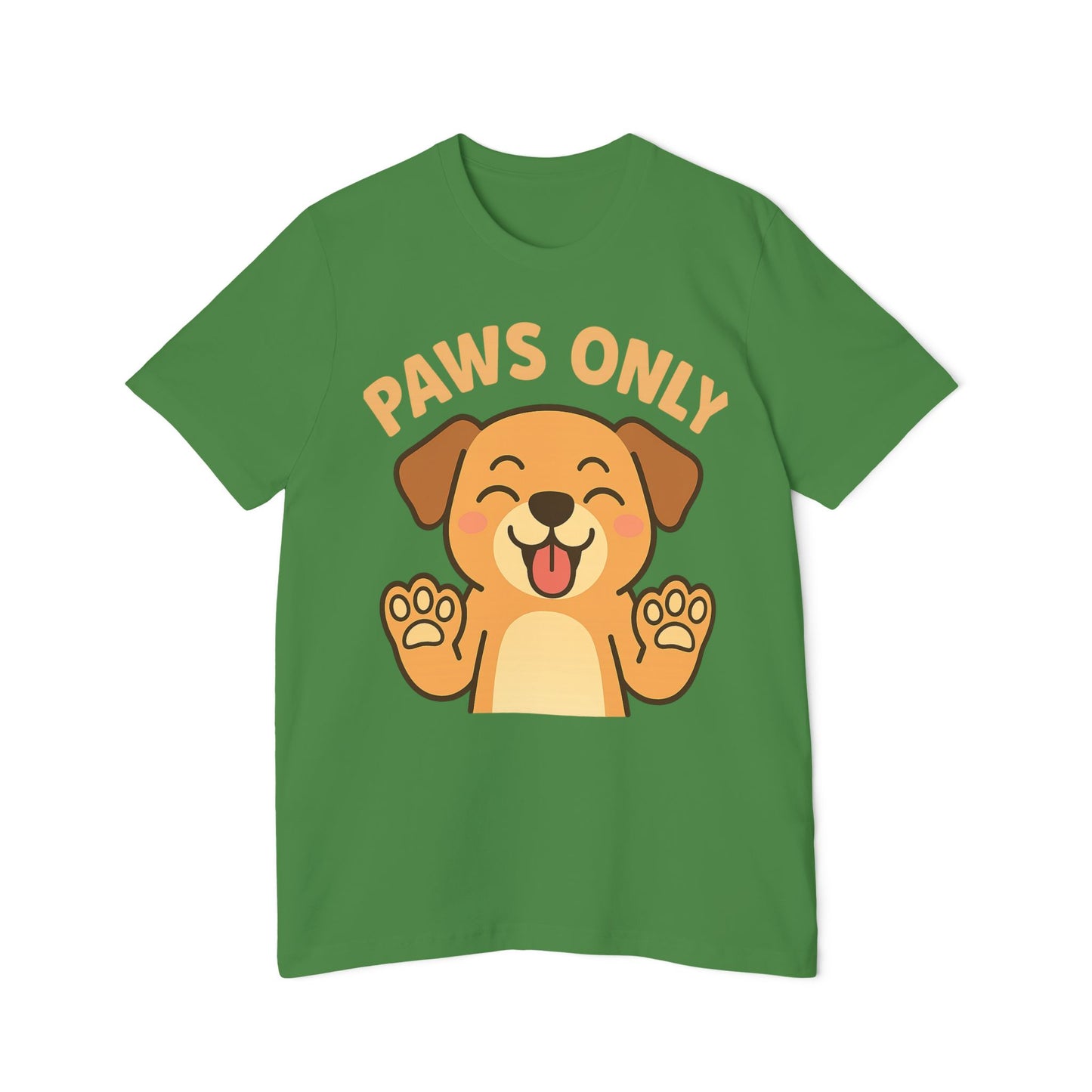 Paws Only Smiling Dog T-Shirt | Cute Unisex Pet Lover Tee