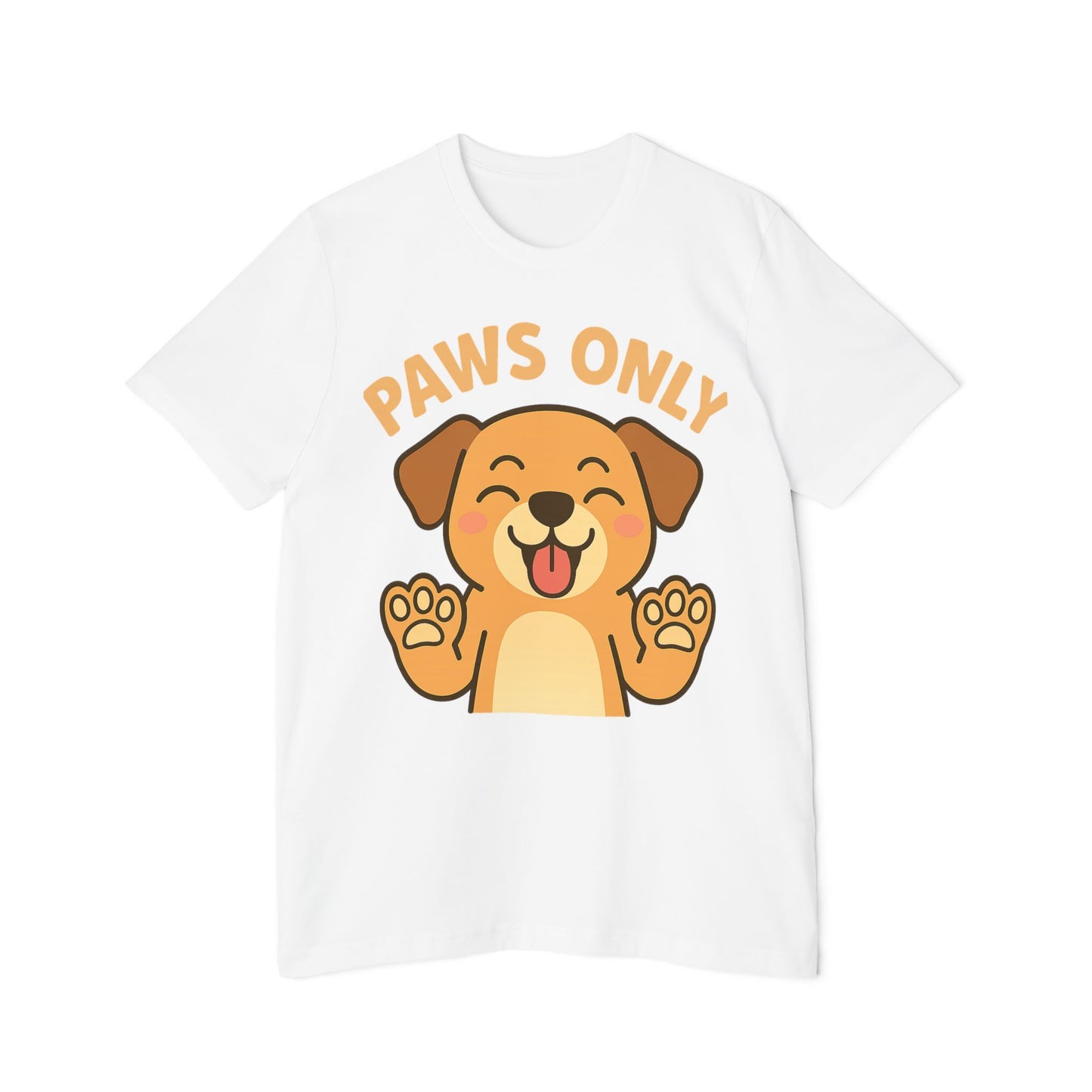 Paws Only Smiling Dog T-Shirt | Cute Unisex Pet Lover Tee