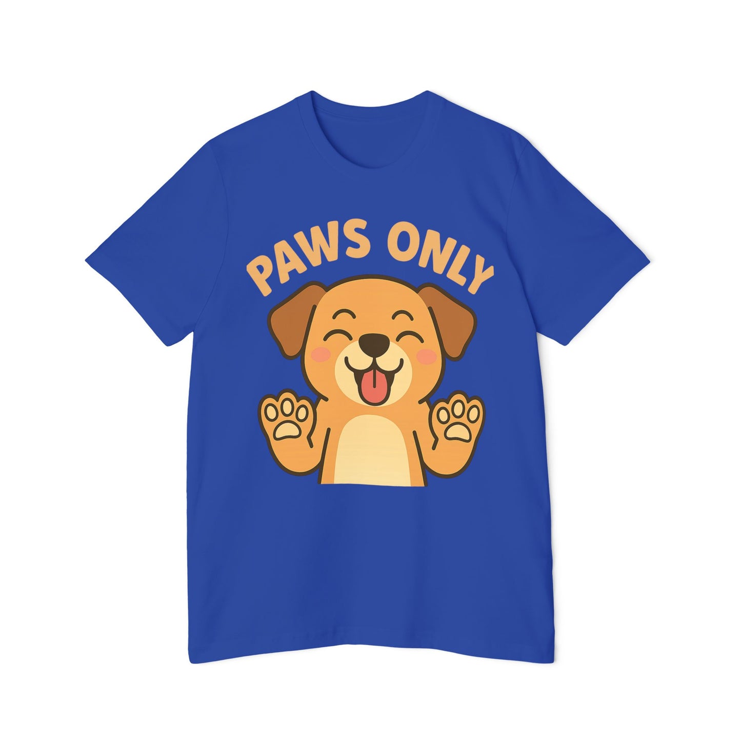 Paws Only Smiling Dog T-Shirt | Cute Unisex Pet Lover Tee