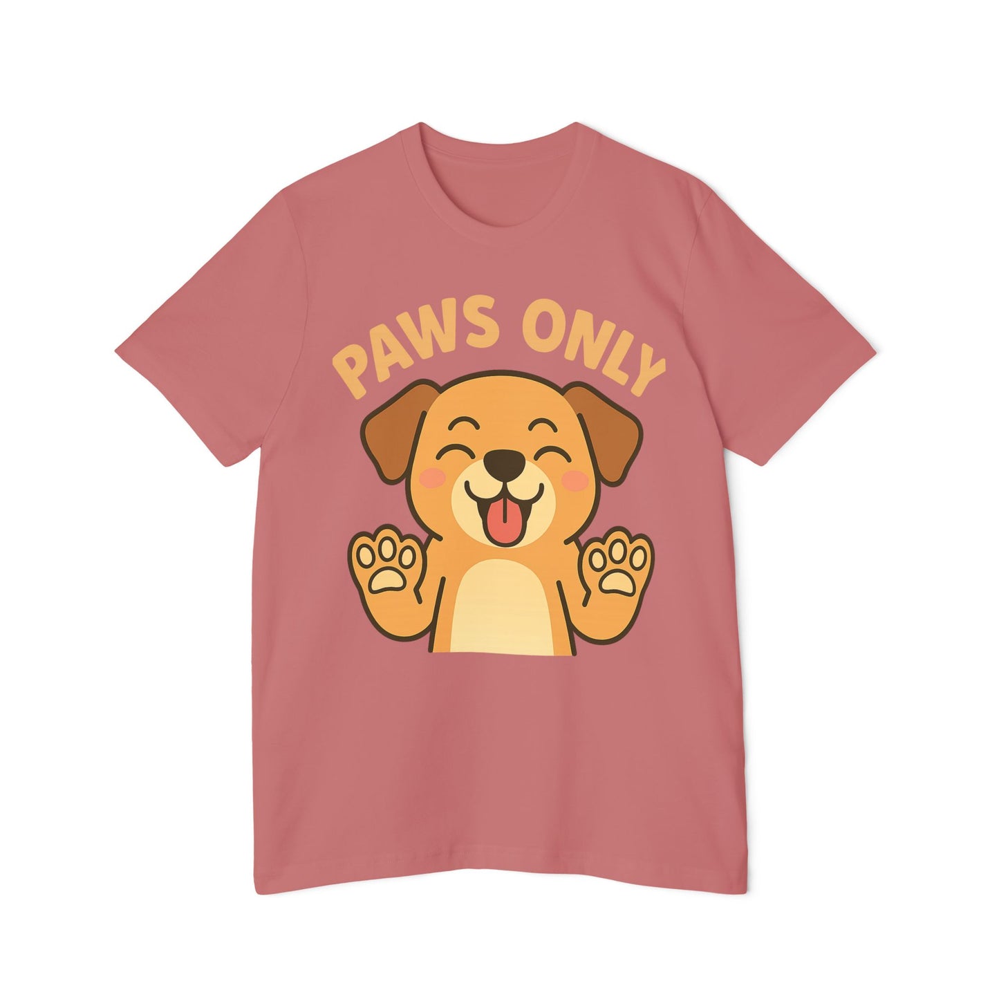 Paws Only Smiling Dog T-Shirt | Cute Unisex Pet Lover Tee