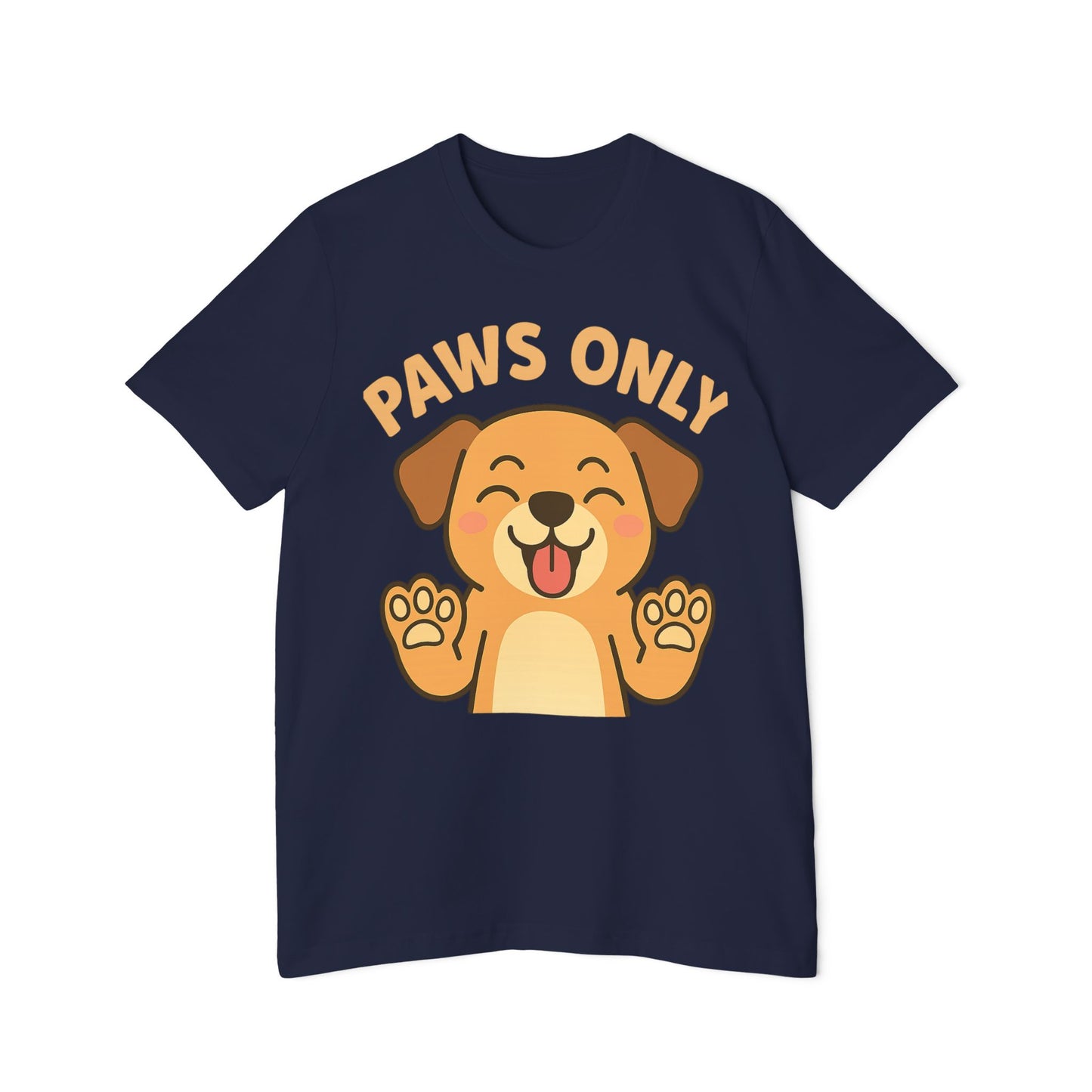 Paws Only Smiling Dog T-Shirt | Cute Unisex Pet Lover Tee