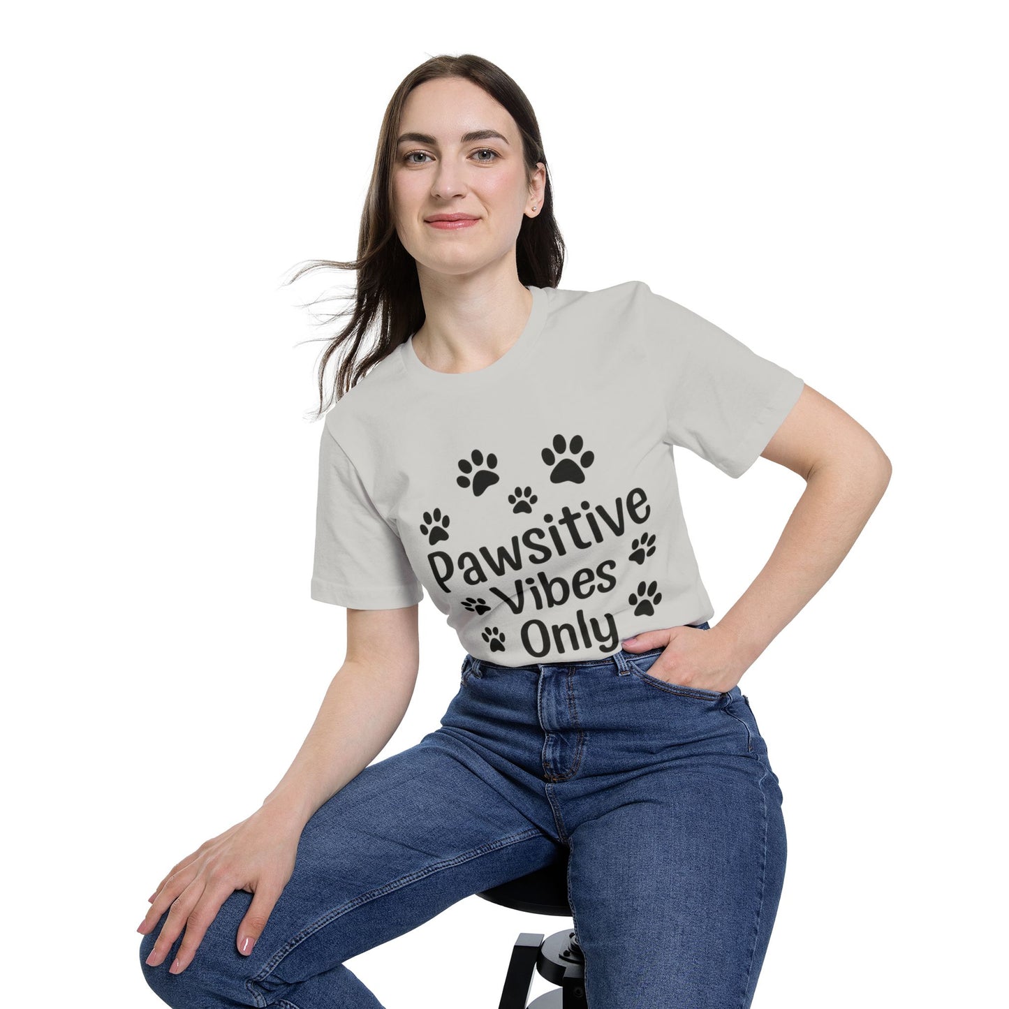 Pawsitive Vibes Only – Dog Lover T-Shirt