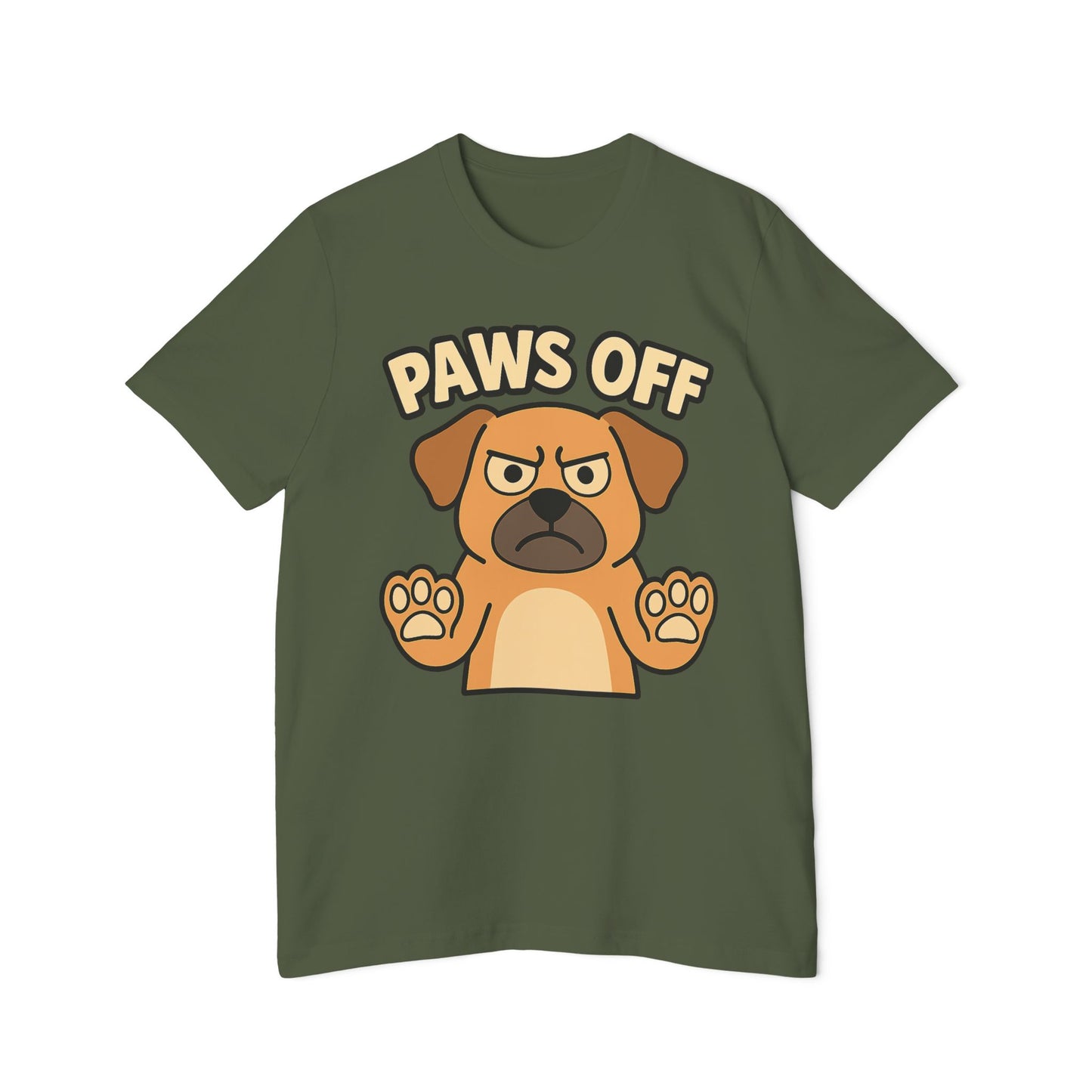 Paws Off Funny Dog T-Shirt | Unisex Pet Lover Tee